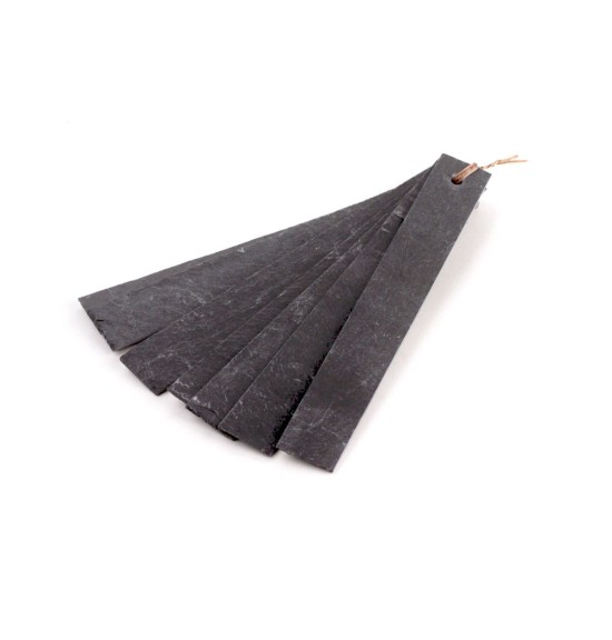 7 etiquettes marque plante en ardoise naturelle long. 20x3cm