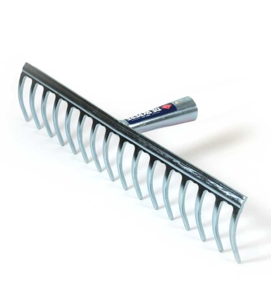 Râteau acier zingué 16 dents