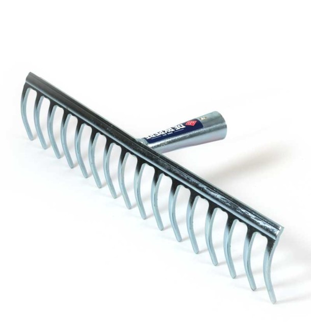 Râteau acier zingué 16 dents