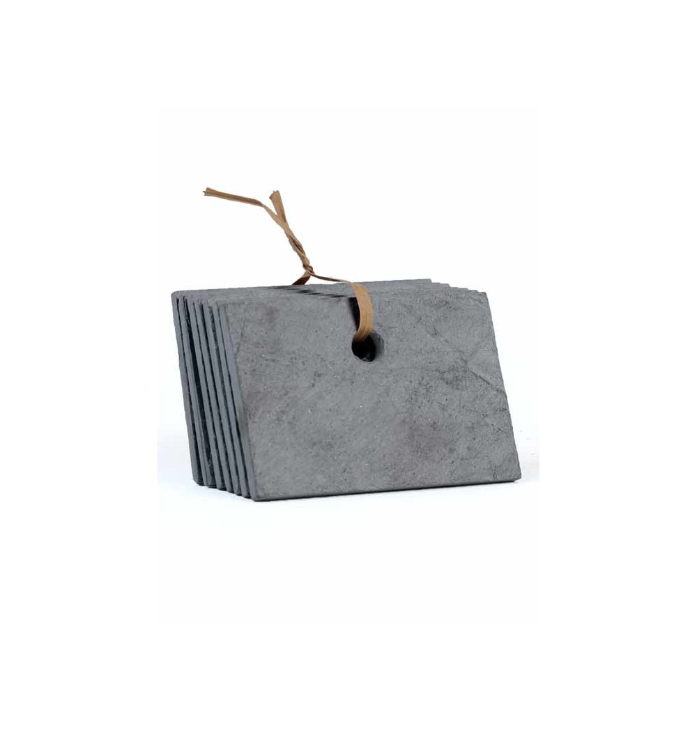 Lot de 7 Etiquettes ardoise