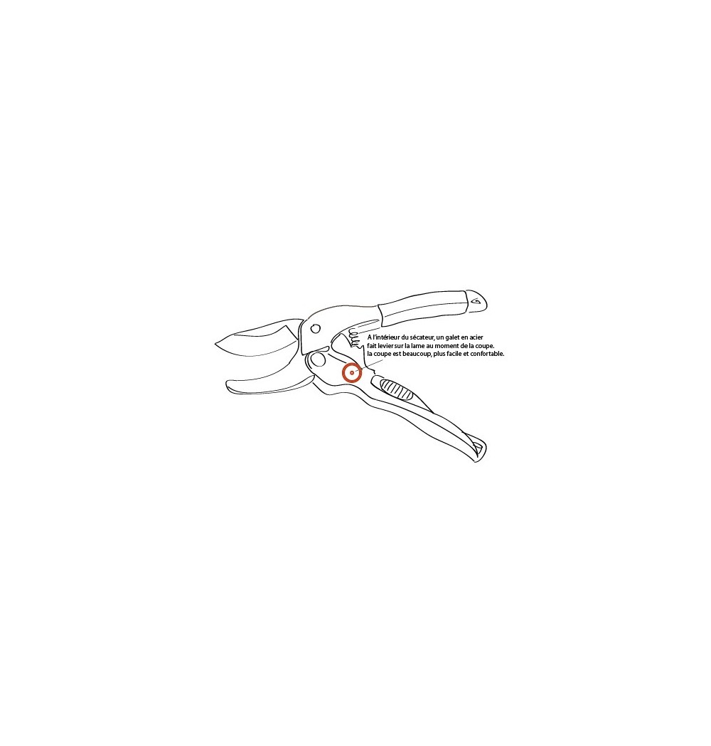 système démultiplié à galet