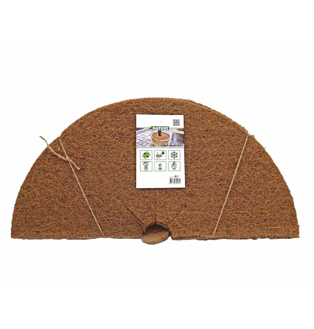 Disques de paillage naturel 60 cm (lot de 3)