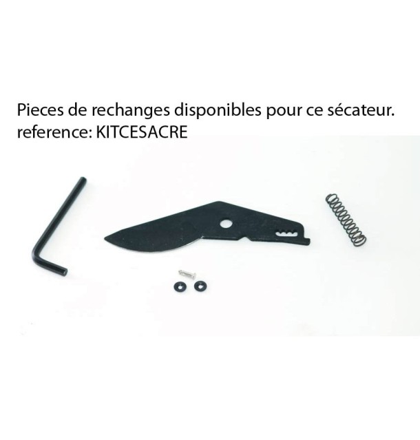 kit pieces de rechange pour secateur  cremaillere, lame de rechange
