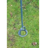 Plantoir forgé sur manche