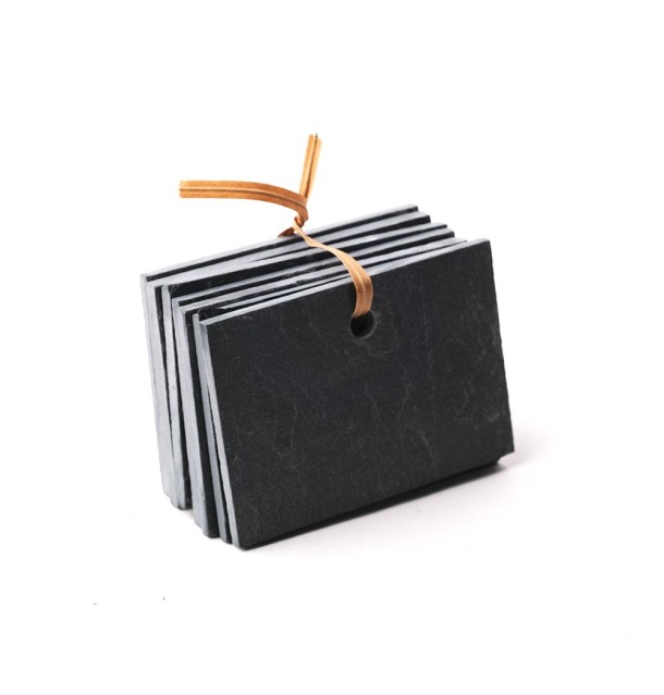 Étiquettes ardoise botanique