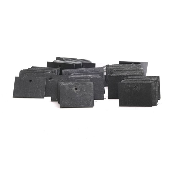 100 étiquettes ardoise botanique