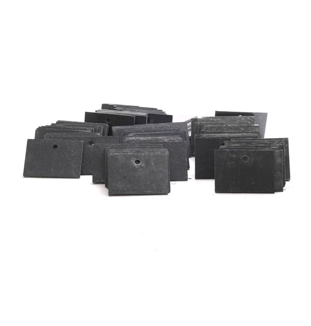 100 étiquettes ardoise botanique