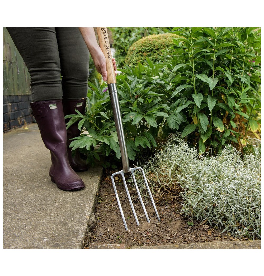 Fourche bêche traditionnelle Kent & Stowe