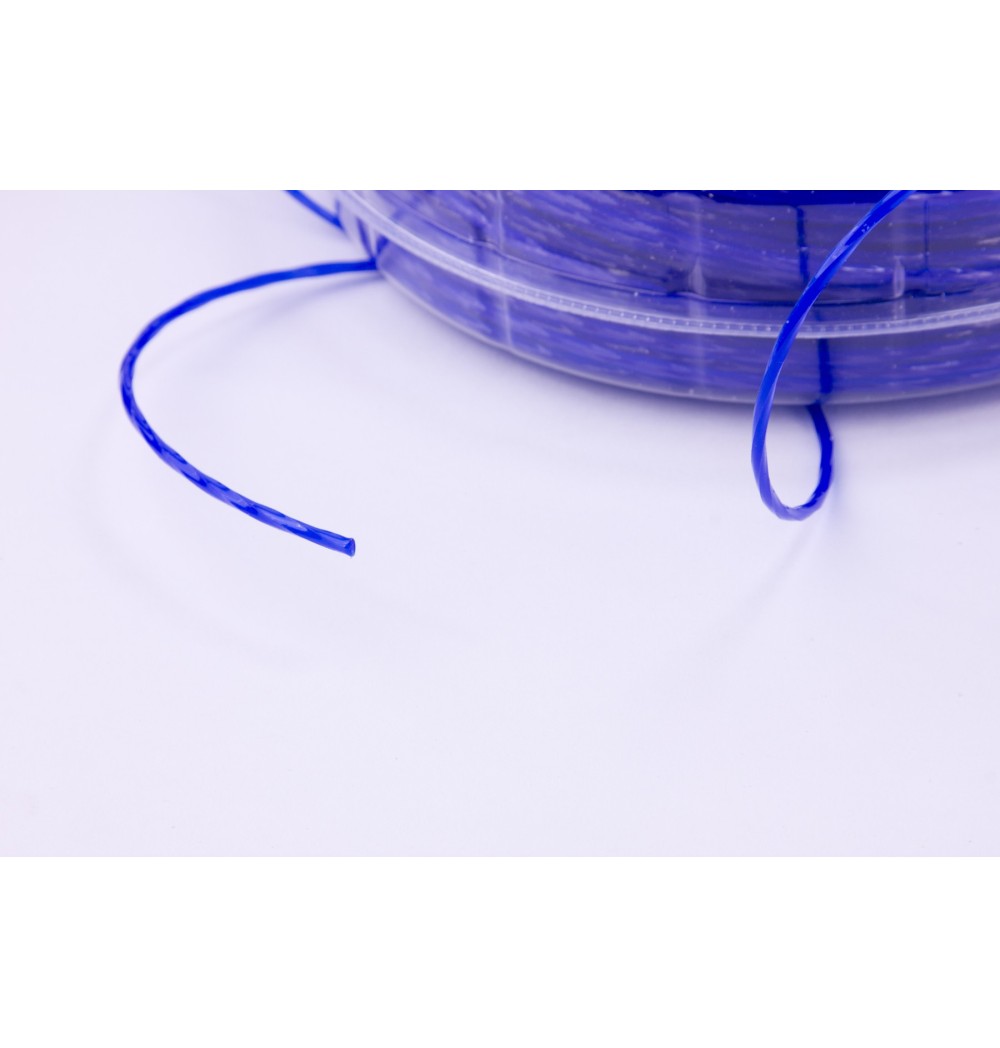 fil nylon . profil blue blade. longueur 120 mètres. Épaisseur 2.4 mm.