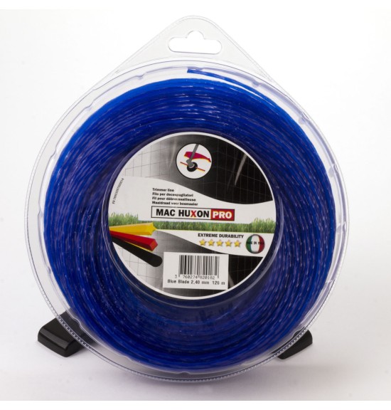 fil nylon . profil blue blade. longueur 120 mètres. Épaisseur 2.4 mm.