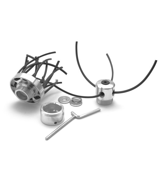 Tête de débroussaillage-brossage universelle