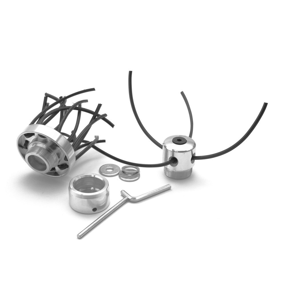 Tête de débroussaillage-brossage universelle