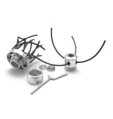 Tête de débroussaillage-brossage universelle